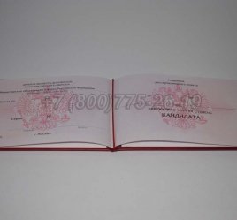 Диплом Кандидата Наук 2014г в Волгограде