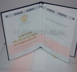 Диплом Аспирантуры 2017г в Волгограде