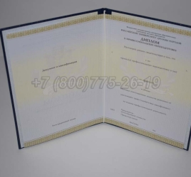Диплом о Переподготовке 2024г РУДН в Волгограде