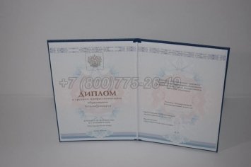 Диплом Техникума 2022г ГОЗНАК в Волгограде