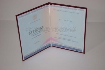 Аттестат За 11 Класс 2018г Золото СпецБланк в Волгограде